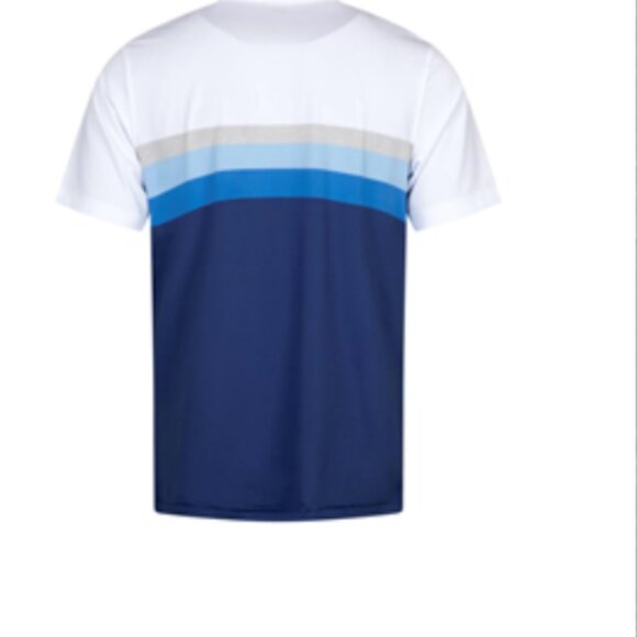 Peter Millar Crown Sport Fulton Performance Golf Jersey Polo Shirt Striped NWT - Picture 4 of 6